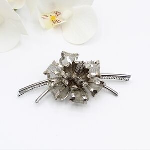 Vintage large floral brooch